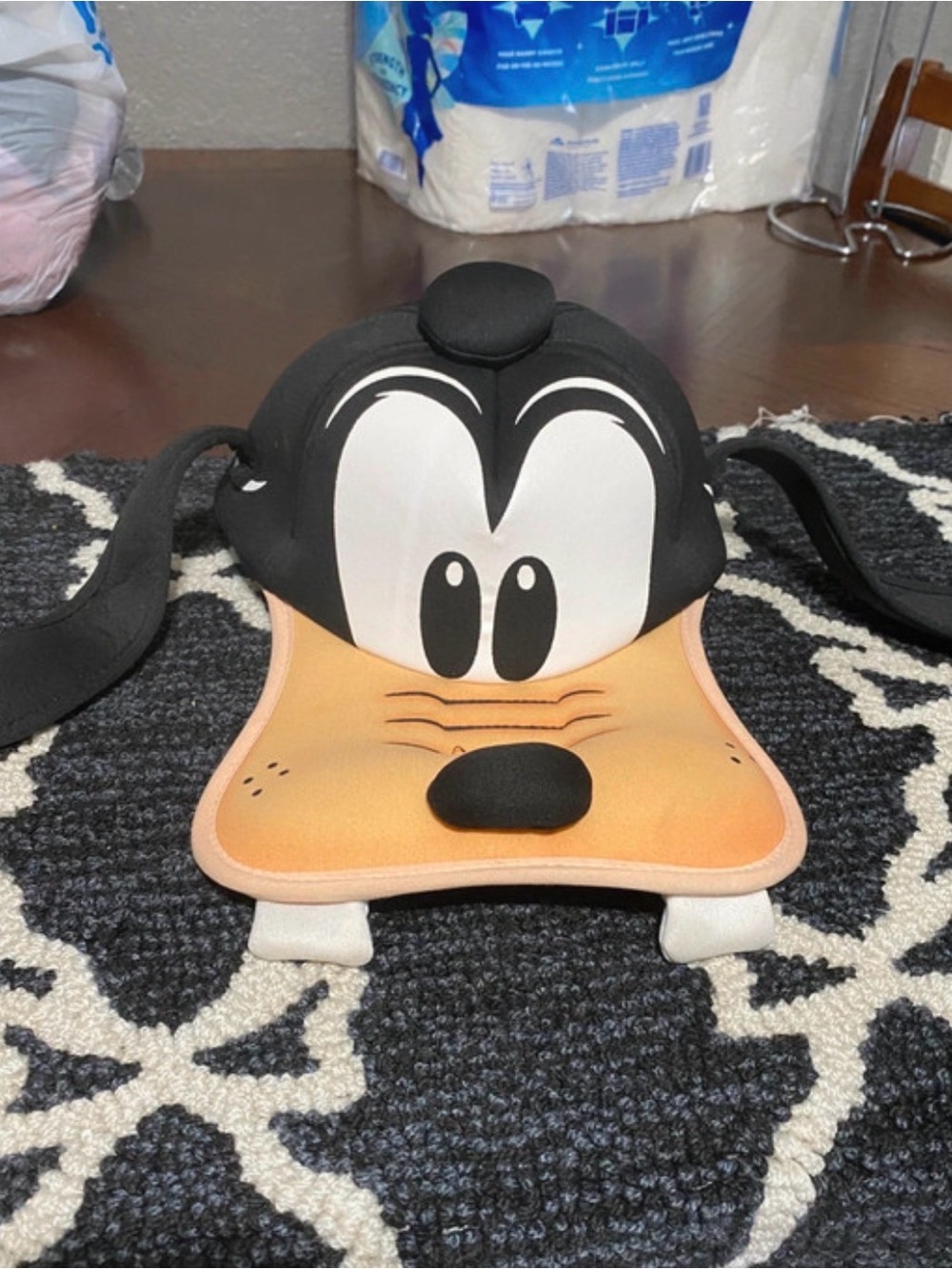 Disney Goofy Kids Character Cap - Black and Peach